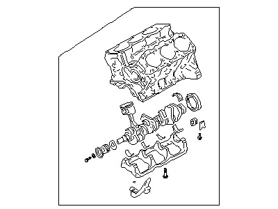 Nissan 10103-40PC0 Engine Assy-Short