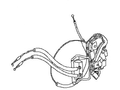 Nissan 82500-3KA0A Rear Right Driver Door Lock Actuator
