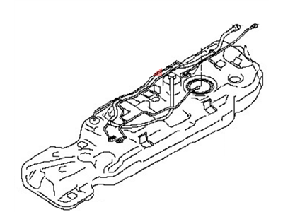 2014 Nissan Quest Fuel Tank - 17202-1JA3B