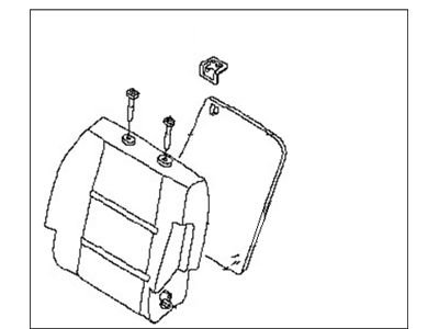 Nissan 87600-7S511 Back Assembly-Front Seat With Side Air Bag
