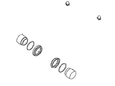 Nissan Pathfinder Brake Caliper Repair Kit - D4ABM-AR000