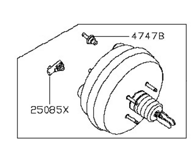 Nissan 47210-3JV0A Booster Assy-Brake