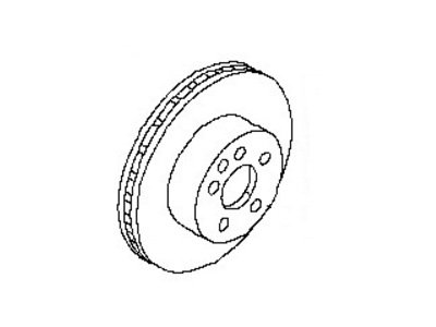 Nissan 40206-3JA0A Rotor-Disc Brake,Front