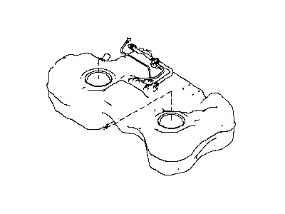 Nissan 17202-6FK4B Fuel Tank Assembly