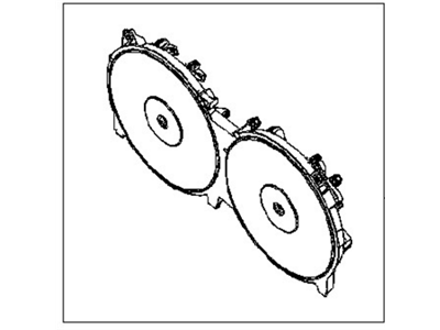 Nissan 21481-3TB0B Motor & Fan Assy-W/Shroud