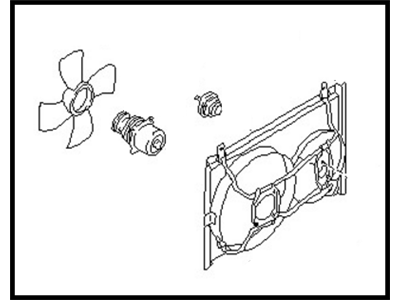 Nissan Pulsar NX Radiator fan - 21481-84A20