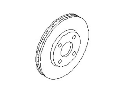 1980 Nissan 280ZX Brake Disc - 40206-P7200