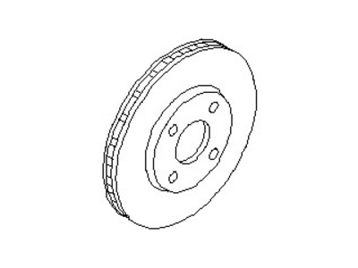 1981 Nissan 280ZX Brake Disc - 40206-P7200