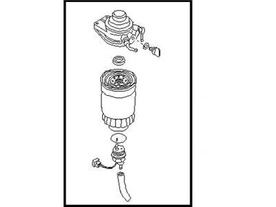 1986 Nissan Sentra Fuel Filter - 16400-18A20