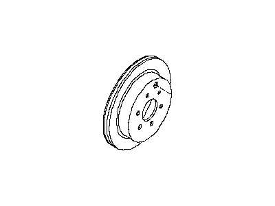 Nissan 43206-9BE0C Rotor Brake