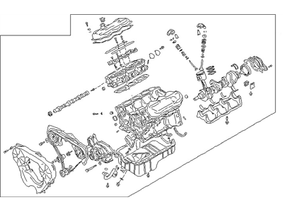 Nissan 10102-0B0B0 Engine-Bare