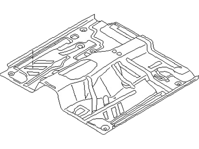 2004 Nissan Xterra Floor Pan - 74312-7Z830