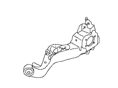 Nissan 55502-1KD0A Arm Rear Suspension LH