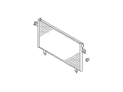 1987 Nissan Hardbody Pickup (D21) A/C Condenser - 92110-01G00