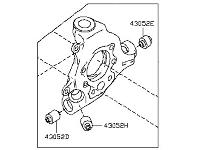 Nissan 43021-3JA0A Housing Assembly-Rear Axle