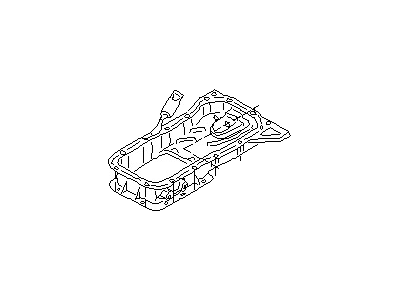 1996 Nissan Stanza Oil Pan - 11111-5B605