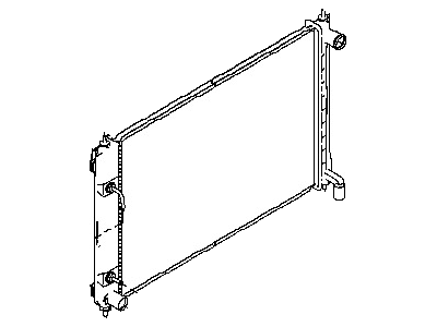 Nissan 21460-EV00A Radiator Assy