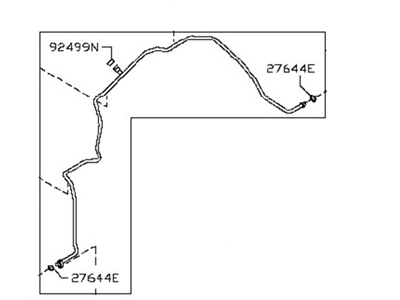 Nissan 92440-JG60B Pipe-Front Cooler,High