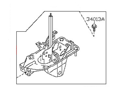 Nissan 34901-JA80A Automatic Transmission Shifter Assembly