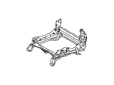 Nissan 87450-CA66A ADJUSTER Assembly-Front Seat,L