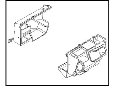 Nissan 27120-32F01 Case Assembly-Heating Unit