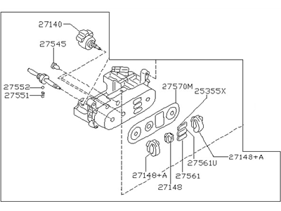 Nissan 27515-5M000 Control Assembly