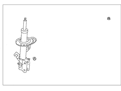 Nissan E4302-1KC2B STRUT Kit Front RH