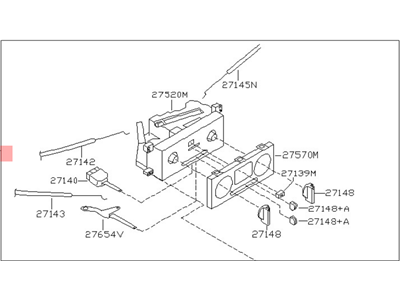 Nissan 27510-ZD000 Control Assembly