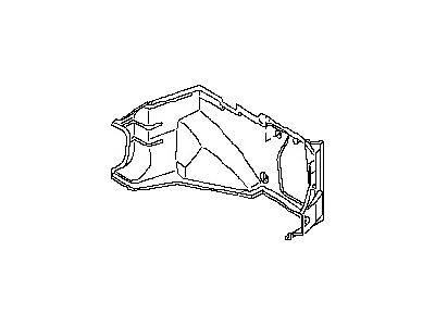 Nissan 84950-3Y112 Finisher-Rear Wheel House,Rear RH