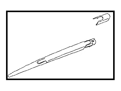 Nissan 28780-3JA0A Rear Window Wiper Arm Assembly