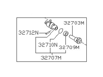 1988 Nissan Pathfinder Speed Sensor - 32702-33G21