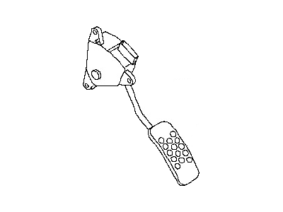 Nissan 18002-9EC0A Lever Complete-Accelerator,W/DRUM