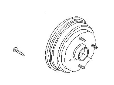 Nissan Sentra Brake Drum - 43202-08M00