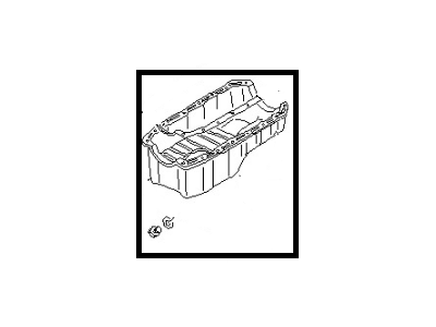 1983 Nissan Stanza Oil Pan - 11110-D0201