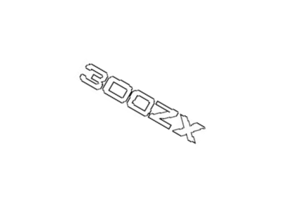 1987 Nissan 300ZX Emblem - 99099-21P10