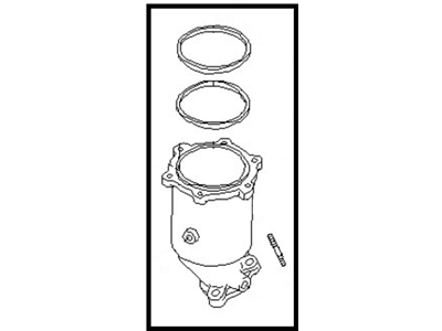 1996 Nissan Altima Catalytic Converter - B0800-5E500