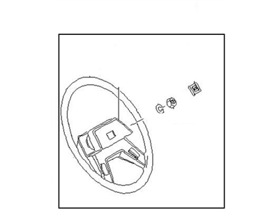 1982 Nissan 280ZX Steering Wheel - 48400-P7100