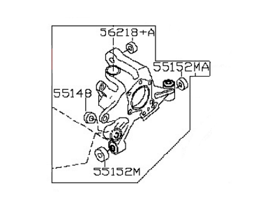 2006 Nissan Altima Spindle - 43019-9J400