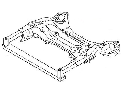 Nissan 54401-JK02A Member Complete-Front Suspension