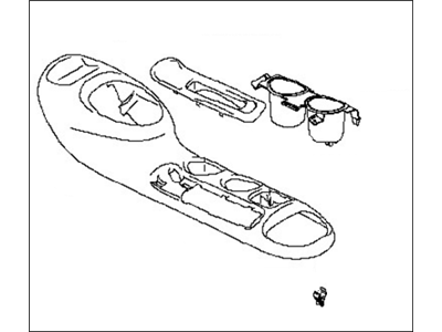 Nissan 96931-1KK0B FINISHER Console