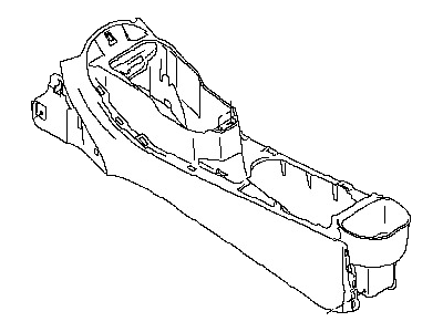 Nissan 96910-1KK0A Console Floor BRN