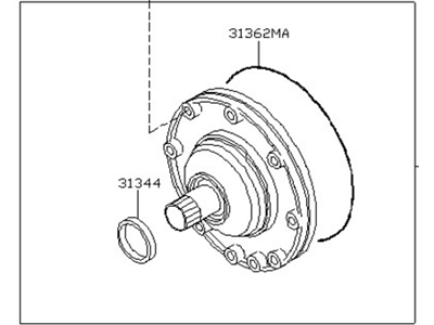 Nissan 31340-90X02 Pump Assembly-Oil