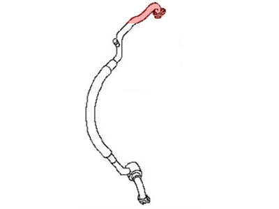 2014 Nissan Altima A/C Hose - 92480-3TA1A