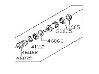 1982 Nissan 200SX Master Cylinder Repair Kit - 46073-N4310