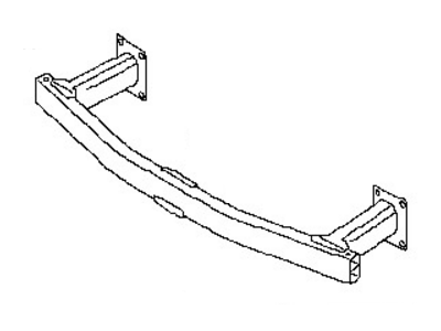 Nissan 62030-JM00A Armature Assy-Front Bumper