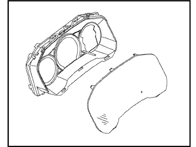 Nissan 24810-ZX60D Speedometer Instrument Cluster