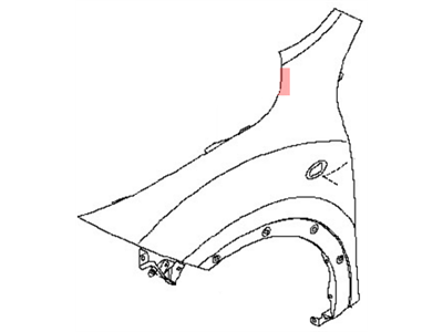 2015 Nissan Juke Fender - F3100-3YMMA