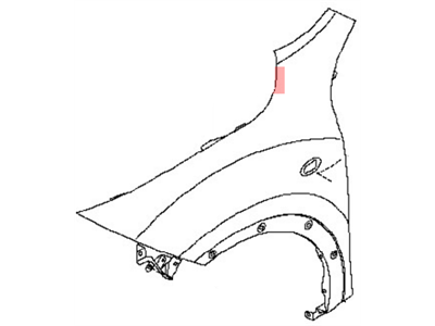 Nissan F3100-1KAMA Fender-Front,RH