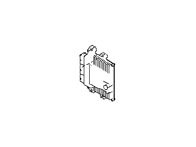 Nissan 23703-4BA1B Blank Engine Control Module