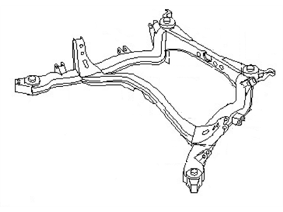 1992 Nissan 240SX Rear Crossmember - 55400-50F00